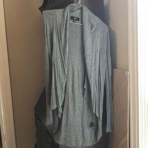 Light gray long cardigan